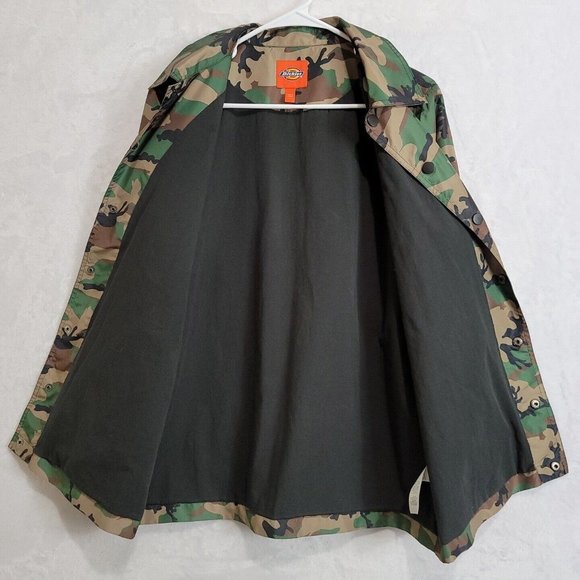DICKIES Girl Camo Jacket Women's Size Large Camouflage Windbreaker NWOT - Picture 9 of 13